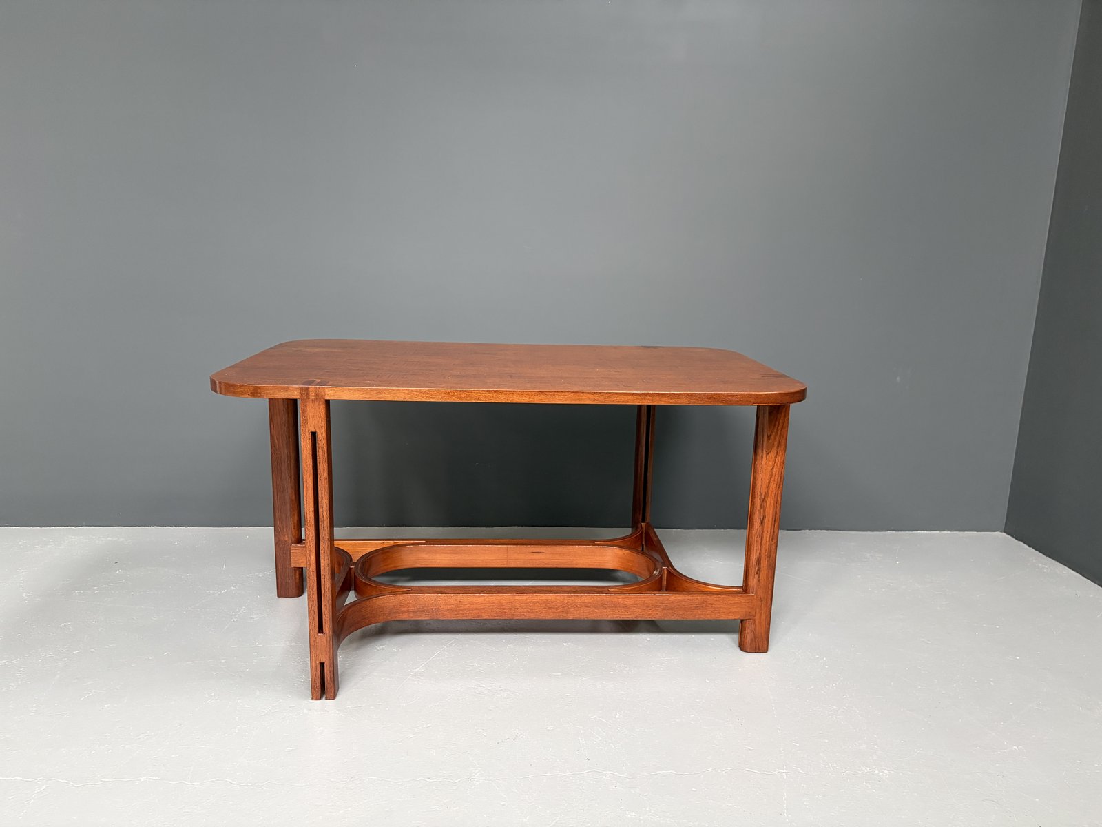 Tobia Scarpa-Style Pigreco Teak Table, Italy foto 19