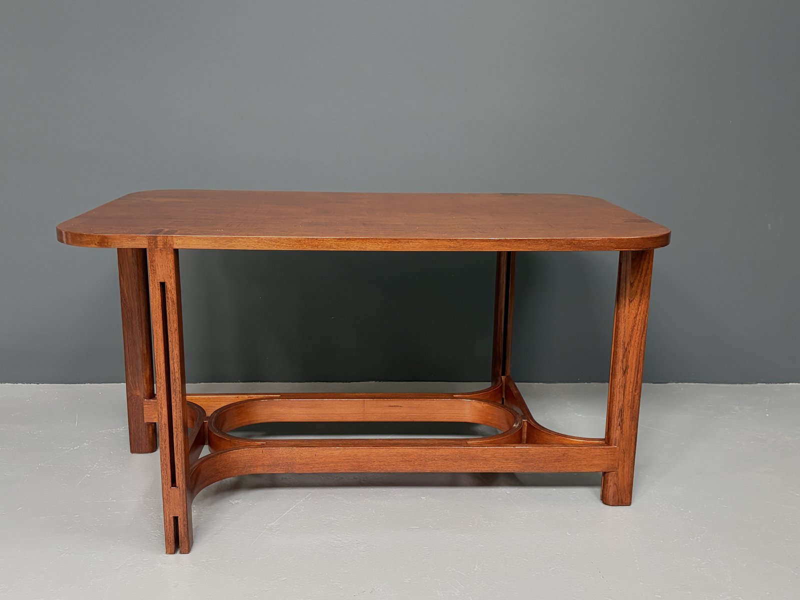 Tobia Scarpa-Style Pigreco Teak Table, Italy foto 20