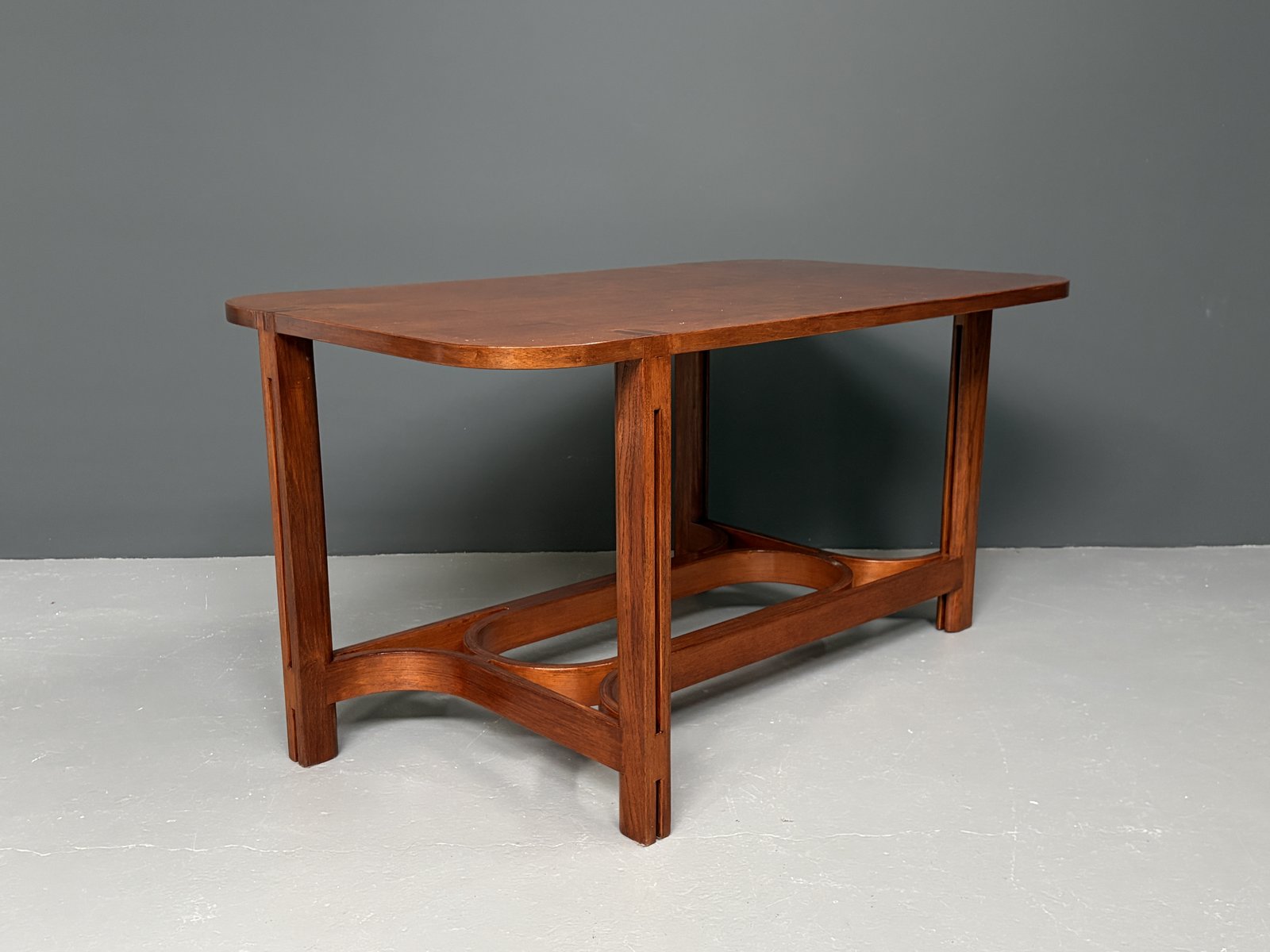 Tobia Scarpa-Style Pigreco Teak Table, Italy foto 21