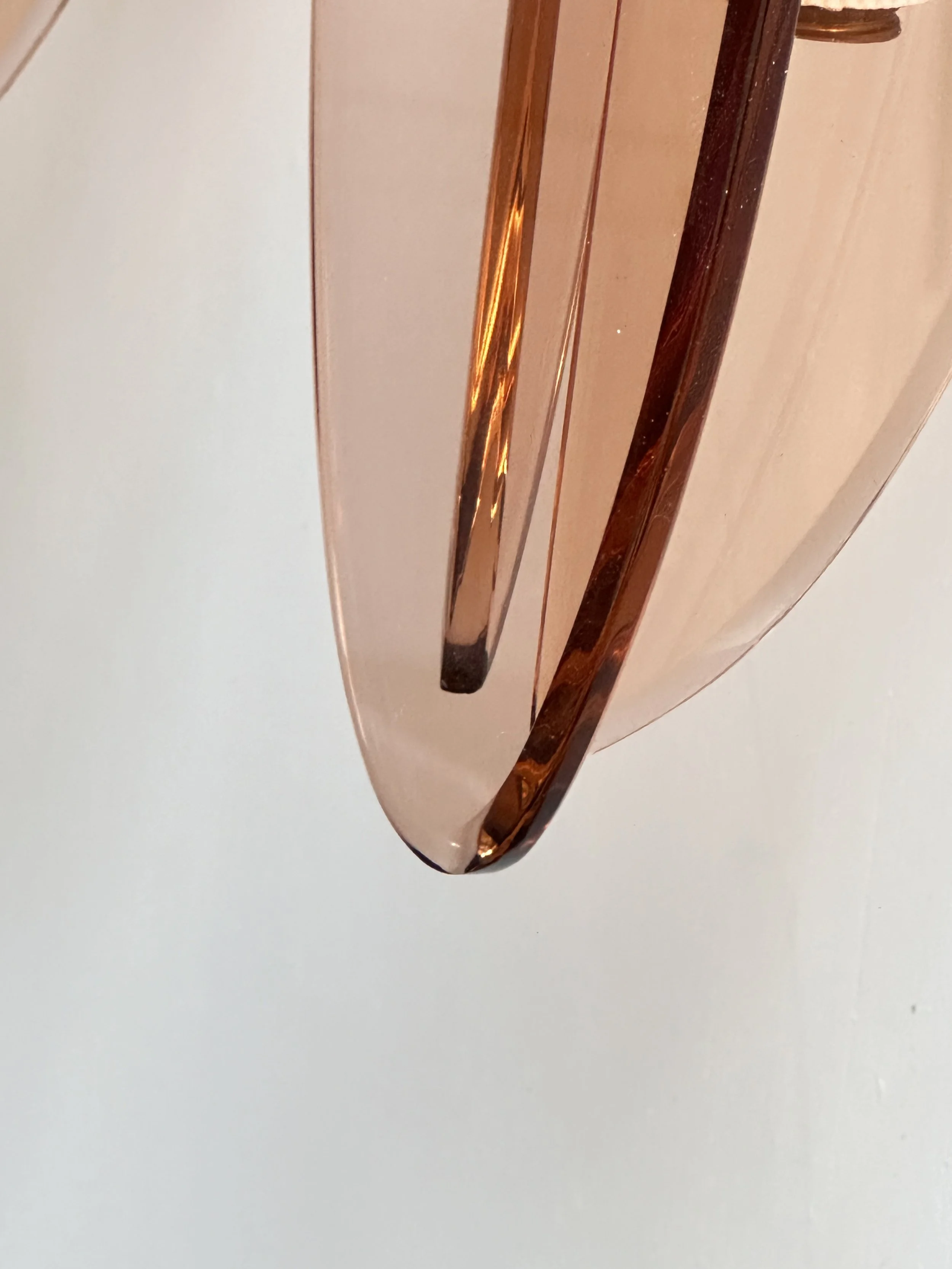 Veca Murano Glass Wall Sconces in Pink, Set of 2 foto 2