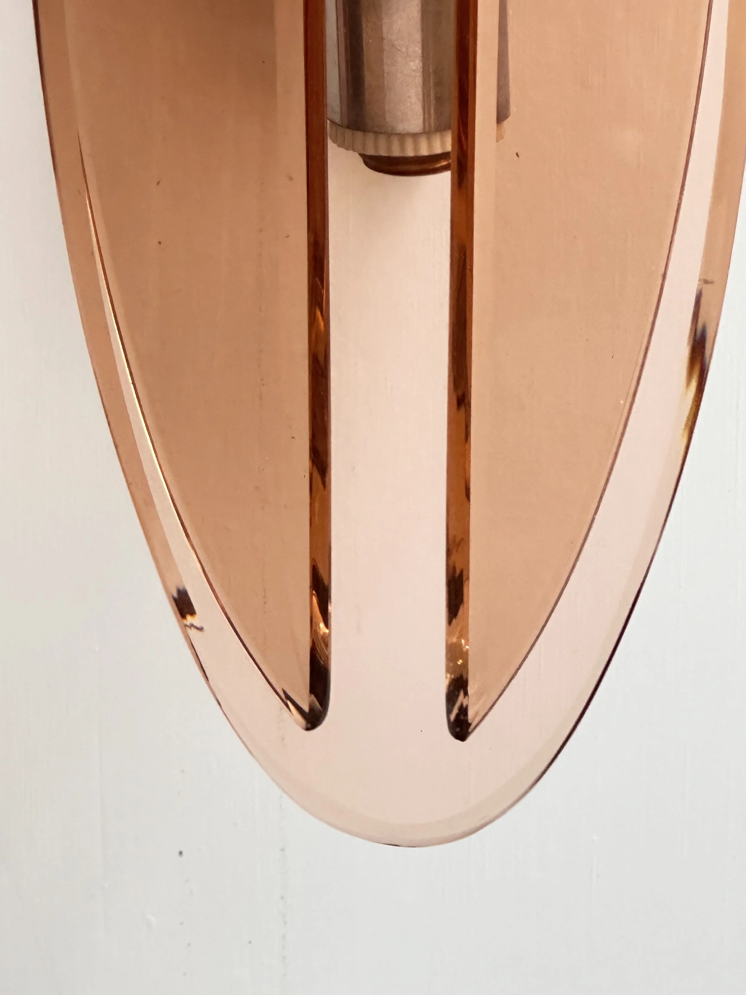 Veca Murano Glass Wall Sconces in Pink, Set of 2 foto 8