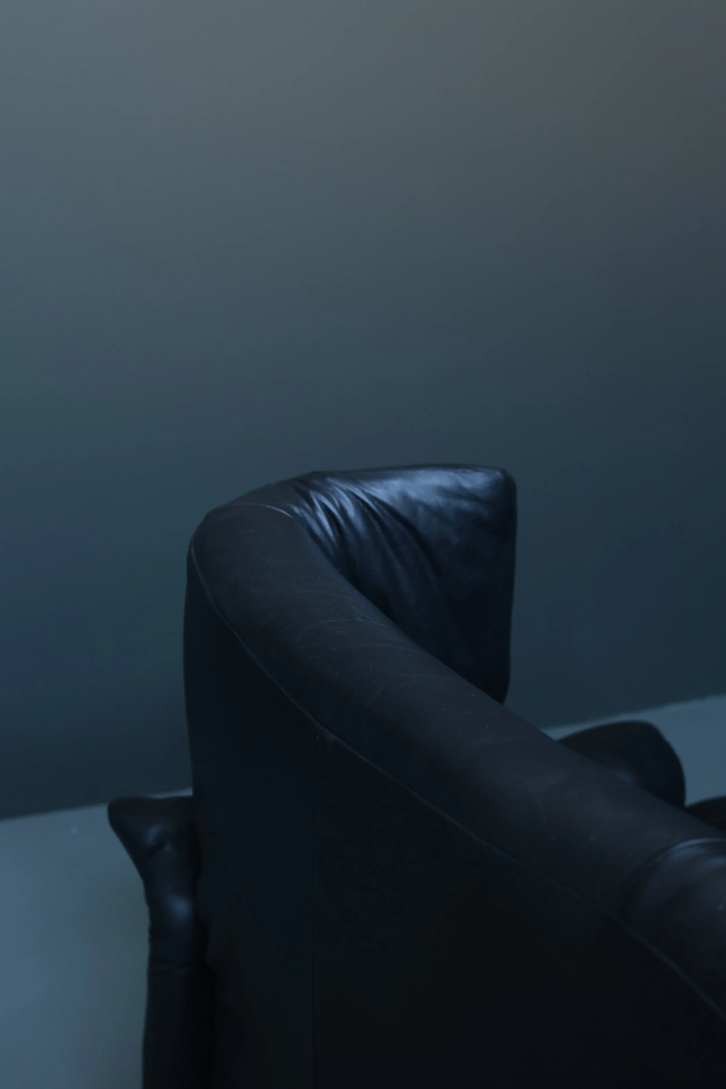 Vico Magistretti Portovenere Leather Sofa for Cassina foto 10