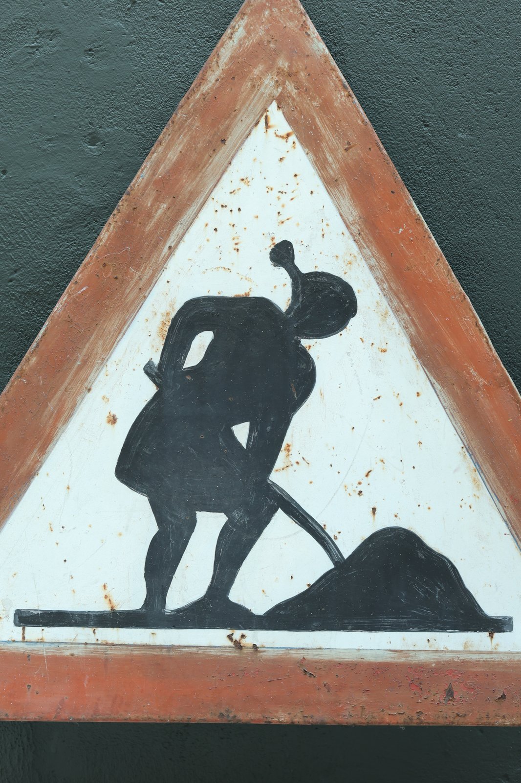 Hand-Painted Italian 'Women at Work' Road Sign, Panseri 1982 foto 3